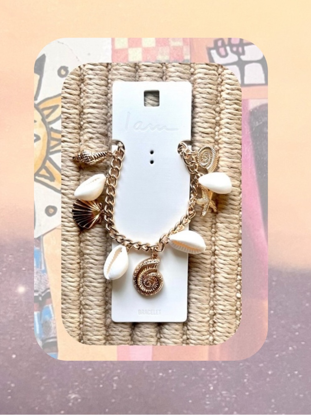 🎉🎉Gold-plated Seashell Starfish Beach Bracelet